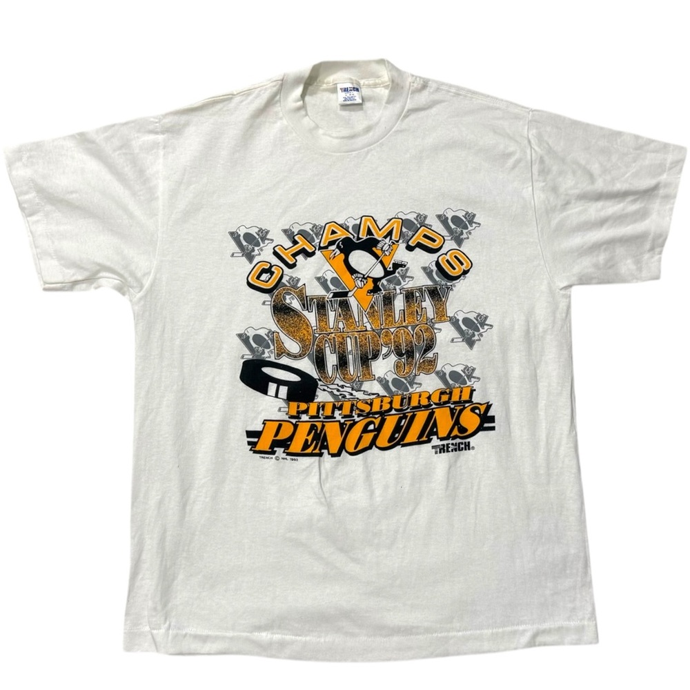 Trench USAPittsburgh Penguins Stanley Cup Champs‎ T-Shirt - XL/46-48